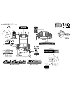 Label Map 526swe Diagram and Parts List for 2X526SWE (31AH56TS710-31AH56TS713-31AH56TS756)(2014) Cub Cadet Snow Blower